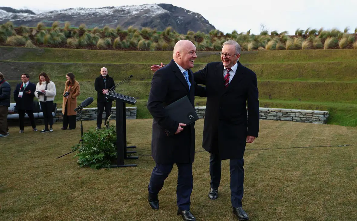 Кристофер Лаксон и Энтони Альбанезе (Hagen Hopkins / Getty Images)