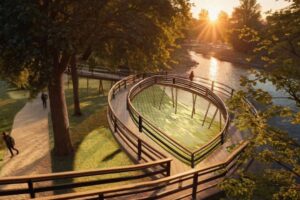 Денис Паслер: благоустройство набережной Ольховки denis pasler naberezhnaya