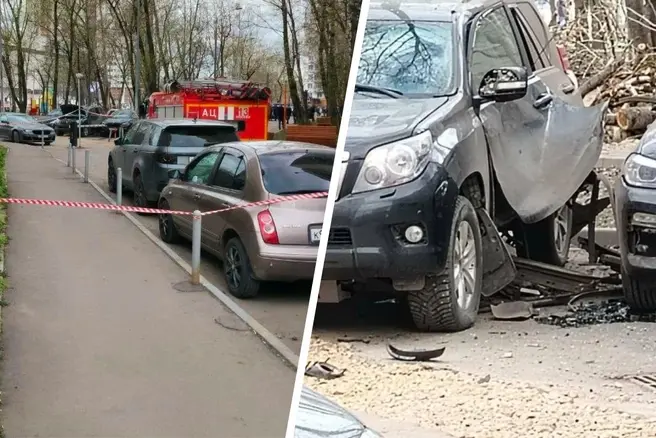 СК признал подрыв машины на севере Москвы терактом | Источник: читатель MSK1.RU / «Осторожно, Москва» / T.me