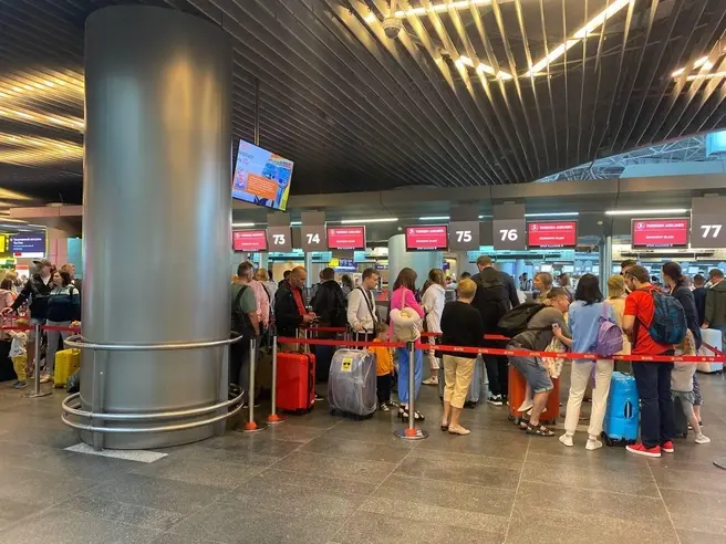 С задержкой багажа вновь столкнулись пассажиры Turkish Airlines | Источник: Виктория Чулюкина / MSK1.RU