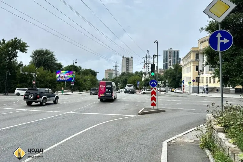 Движение еще на двух регулируемых перекрестках во Владивостоке стало удобнее ЦОДД