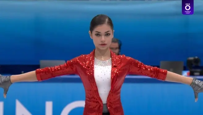 Фигуристка Аделия Петросян выступила в короткой программе на отборе на Олимпиаду-2026 | Источник: Okko.ru