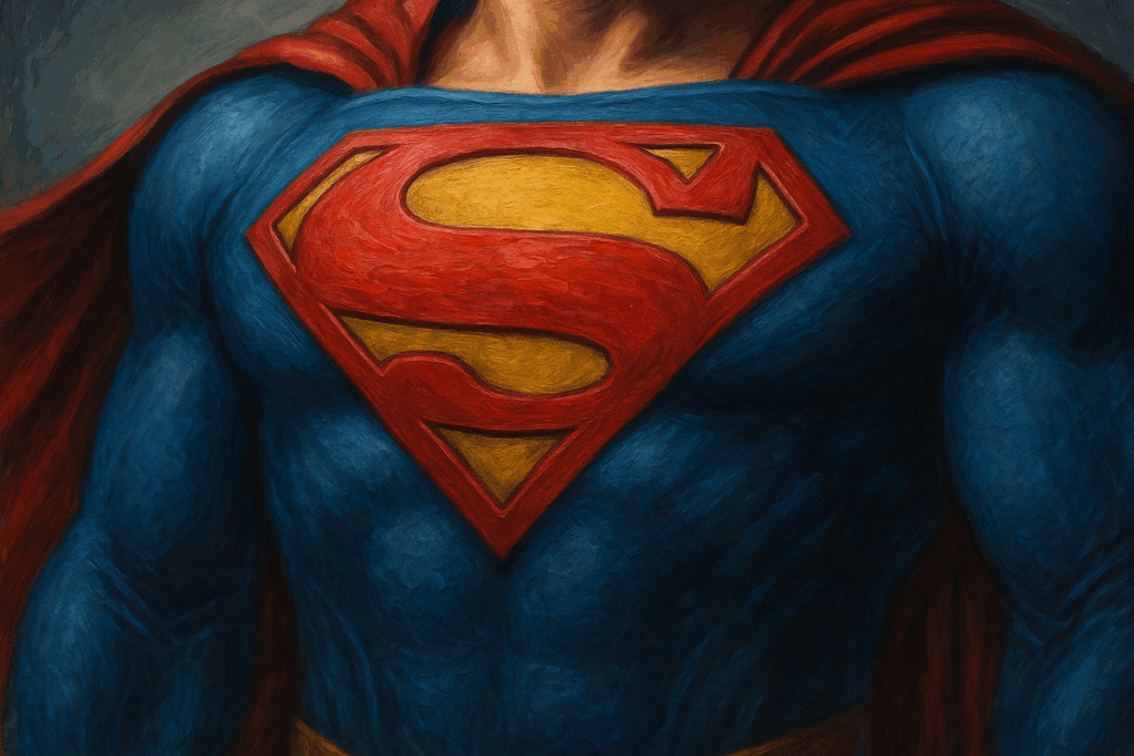 Буква «S» на груди Супермена