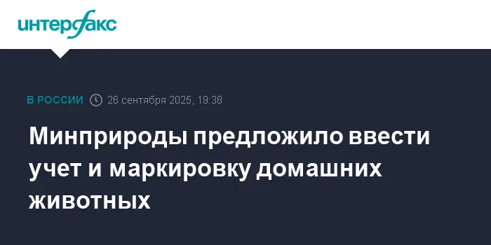 Минприроды расширяет учет, чипирование и маркировку домашних животных в России-0