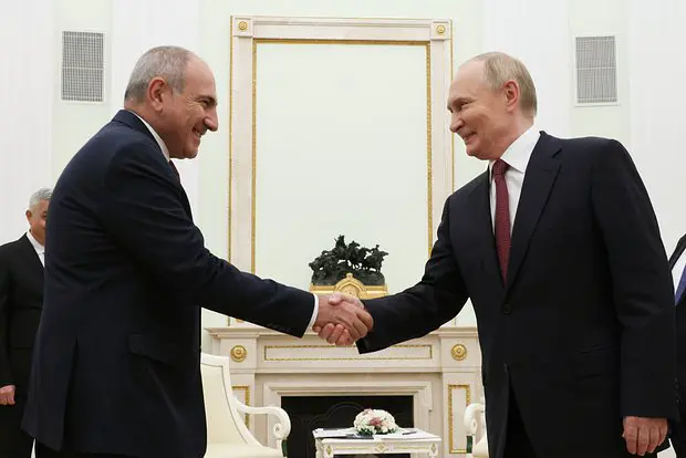Никол Пашинян и Владимир Путин