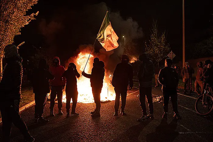 Полиция задержала шестерых человек во время беспорядков в Дублине
