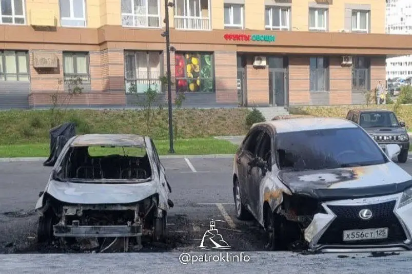 Сгоревшие авто на Патрокле PATROKL.info (18+)