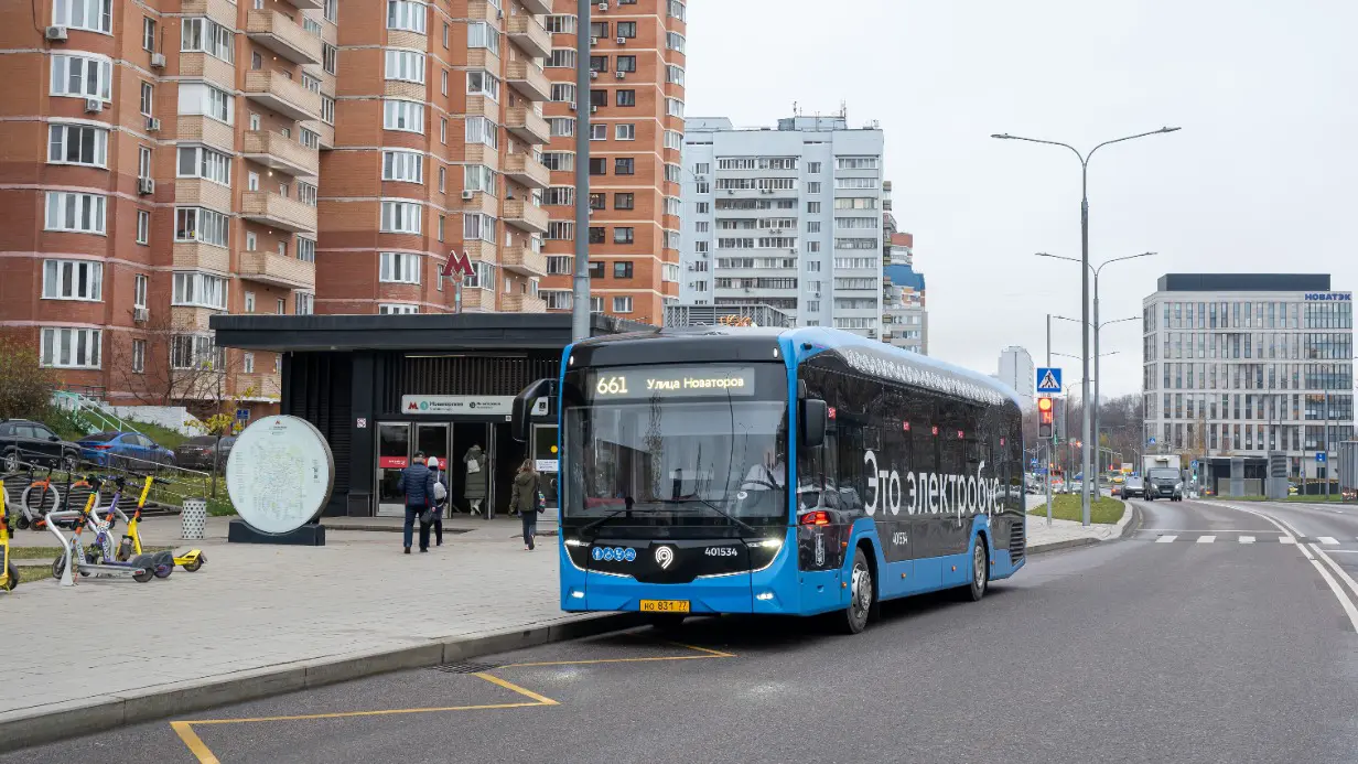 Электробусы вышли на маршруты 470 и 66 в Москве