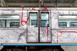 На Арбатско-Покровской линии метро запустили тематический поезд ко дню Минпромторга России na arbatskopokrovskoj linii metro zapustili tematicheskij poezd ko dnyu minpromtorga rossii-lessontime-ru-0