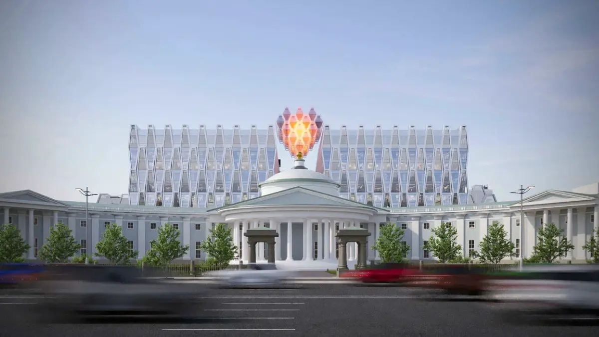 Владимир Ефимов: Согласована архитектурная концепция нового корпуса НИИ им. Склифосовского с инсталляцией в виде сердца