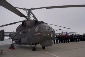 Северный флот торжественно ввел именной Ка-27М имени Николая Куклева severnyj flot torzhestvenno vvel imennoj ka27m imeni nikolaya kukleva-lessontime-ru-0