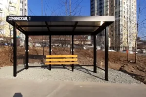 Администрация Владивостока установила новые павильоны на трёх остановках Патрокла administracziya vladivostoka ustanovila novye pavilony na tryoh ostanovkah patrokla-lessontime-ru-0