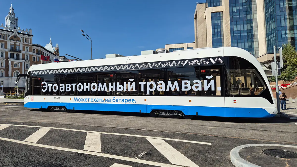 В столице подвели итоги работы беспилотного трамвая за первые три месяца эксплуатации