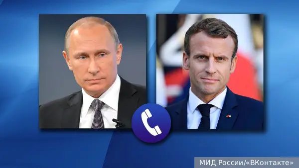 Макрон заявил о планах «как можно скорее» провести переговоры с Путиным