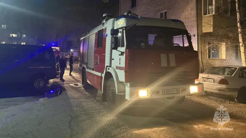 Четыре человека погибли при пожаре в жилом доме в Благовещенске