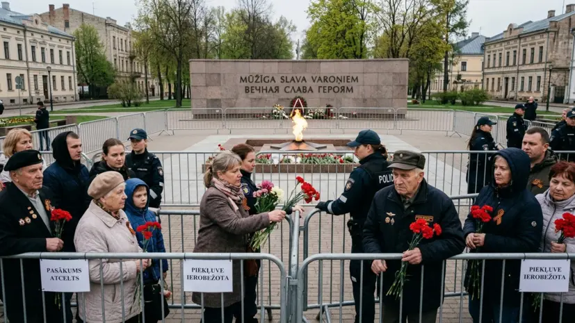 Жителей латвийского Даугавпилса не пустят к Вечному огню 9 мая