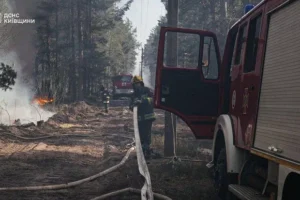 zelenskij i sandu otvechayut na novyj pozhar gschs v chernobyle 1100 ga-lessontime-ru-0