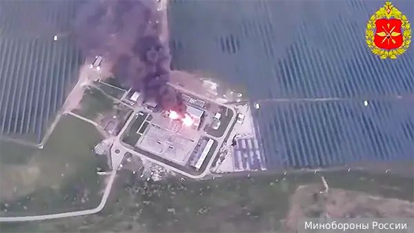 Минобороны: Российские войска поразили солнечную электростанцию украинской армии