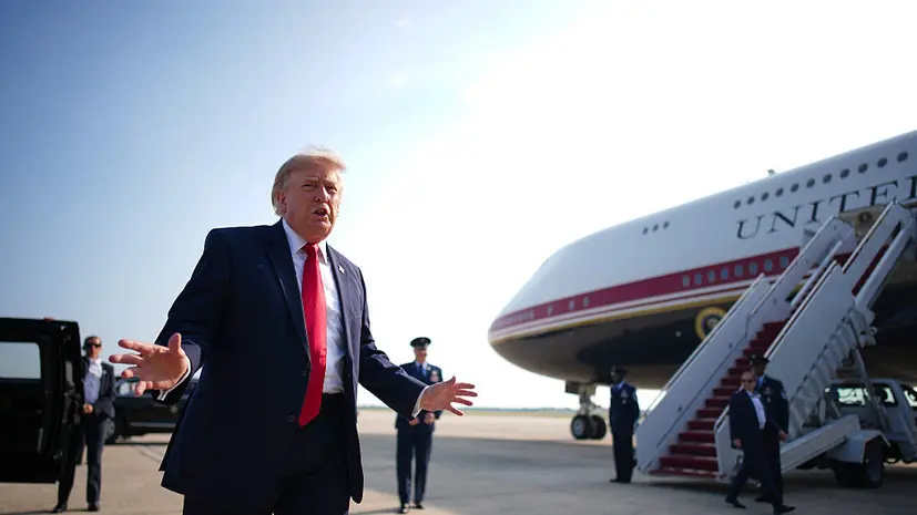 Эрдоган лично встретил Трампа в аэропорту Анкары
