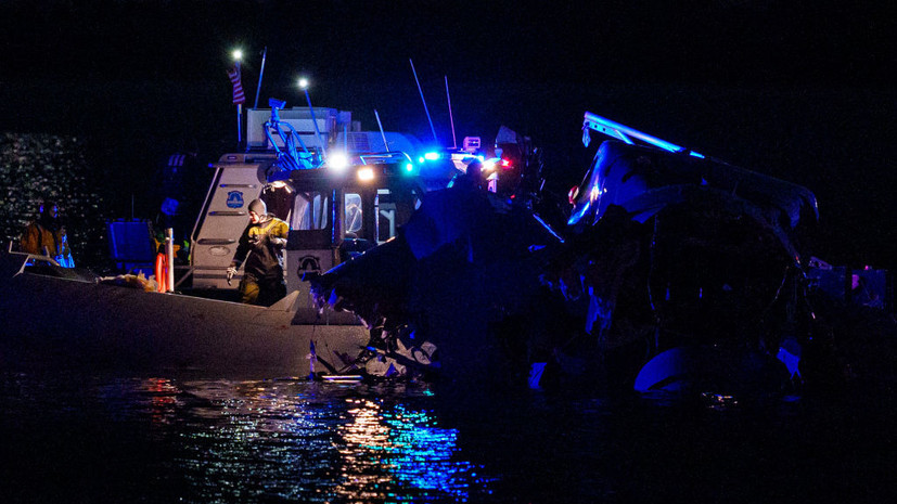 NBC: более 30 тел погибших найдены на месте авиакатастрофы в Вашингтоне