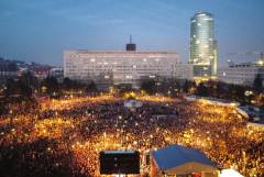 Словакия на пороге политического шторма Премьер раскрыл заговор иностранных агентов Protests against Robert Ficos government continue across Slovakia