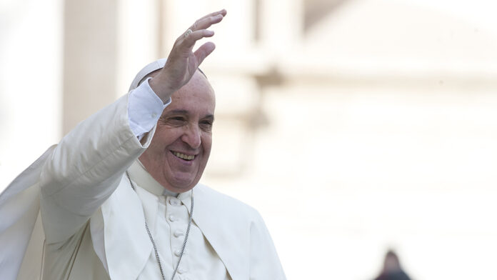 VaticanCityVatican-October22PopeFrancisGreets