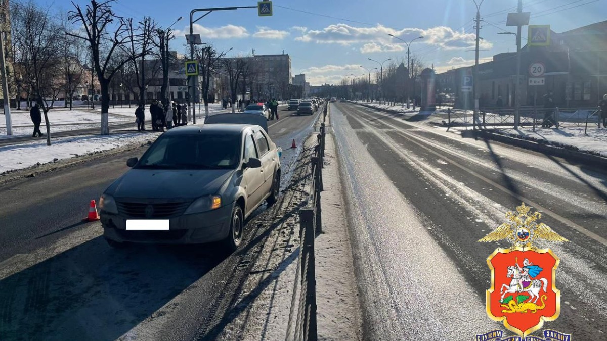 ДТП в Дмитрове на улице Маркова 18 февраля 2025: легковушка сбила инвалида на пешеходном переходе, фото