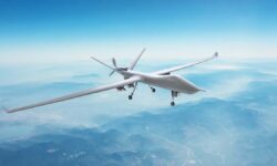 Беспилотная атака на рязанский НПЗ: огонь вспыхнул после взрывов UnmannedSpyMilitaryDroneFliesOverMountainsAtDayTime