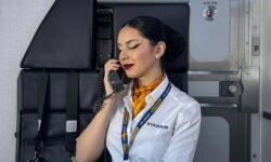 Стюардесса в стильном образе покорила соцсети ярким фото на борту самолета styuardessa v stilnom obraze pokorila soczseti yarkim foto na bortu samoleta-ul-rks-ru-174071345800-0