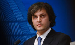 Кобахидзе обвинил Киев в провокациях против Грузии IrakliKobakhidzeGeorgianPrimeMinisterDuringAnEu-georgiaAssociationCouncil