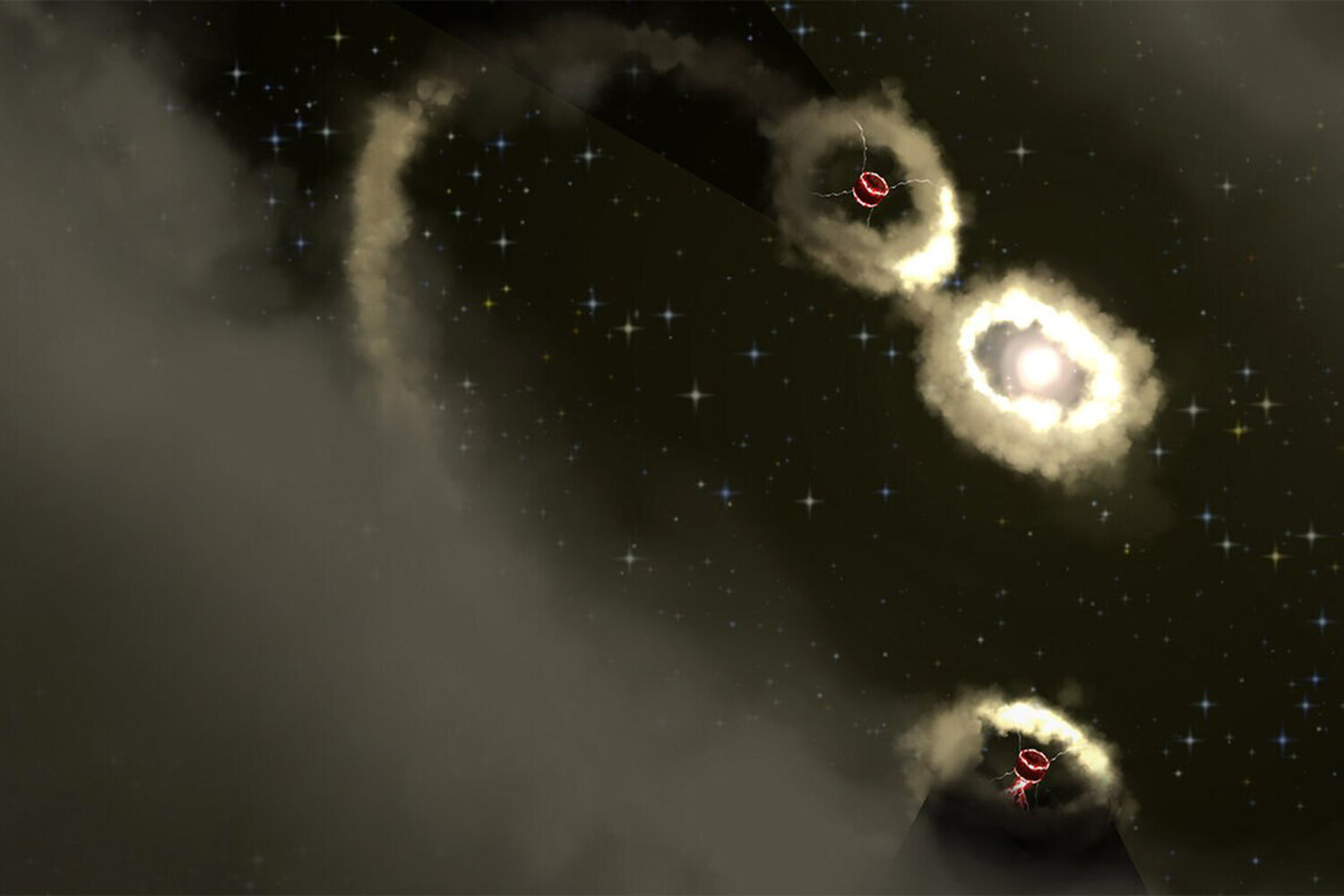 Уникальное открытие рождения лун в далекой звездной системе-0