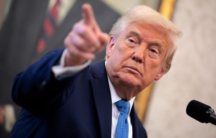 President Trump Takes Part In Swearing-In Ceremony For Securities and Exchange Commission Chairman Paul Atkins