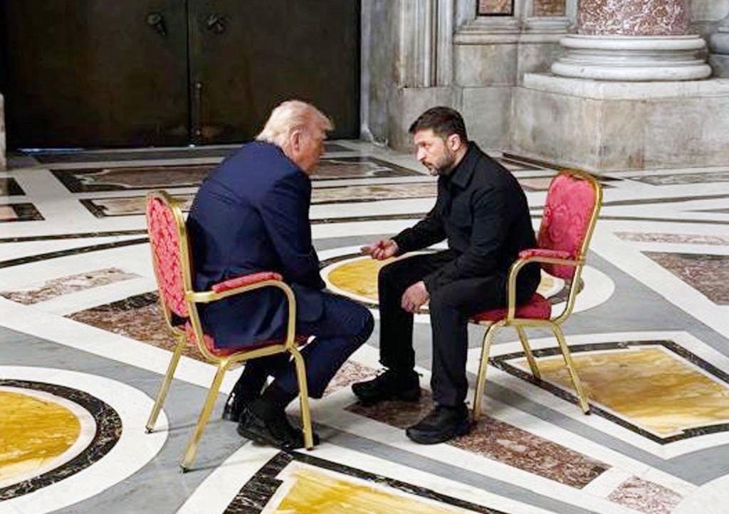 Дональд Трамп, Владимир Зеленский