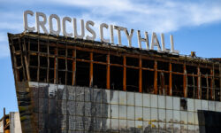 Крокус Сити Холл и Крокус интернэшнл укрепляют антитеррористические меры Крокус Сити Холл Здание после теракта