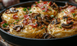 makaronnye gnezda s bekonom i gribami obed mechty za 15 minut-ul-rks-ru-174489934400-0