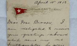 Письмо Арчибальда Грейса с Титаника установило рекорд на аукционе Henry Aldridge and Son pismo archibalda grejsa s titanika ustanovilo rekord na aukczione -ul-rks-ru-174571359700-0