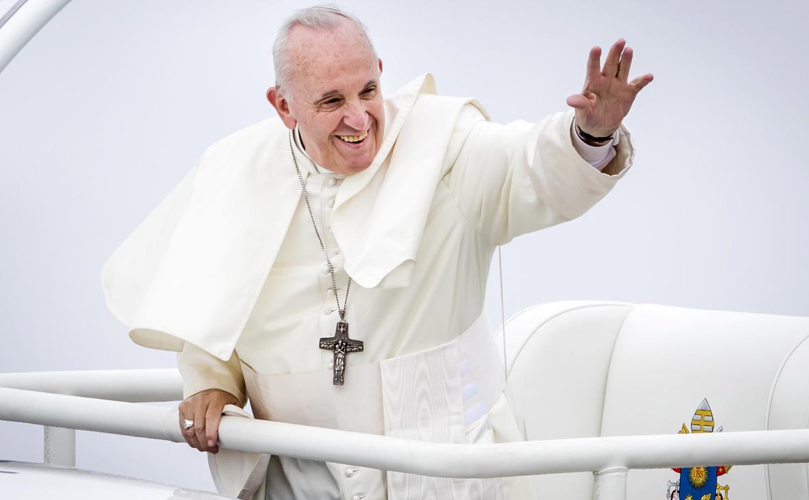 Папа римский Франциск во время визита в Ирландию в 2018 году (Danny Lawson / Global Look Press)