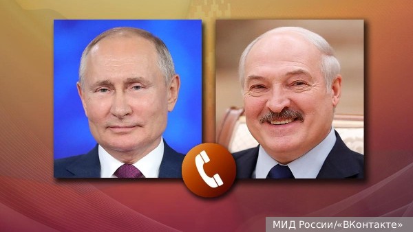 Путин и Лукашенко обсудили сотрудничество спецслужб России и Белоруссии
