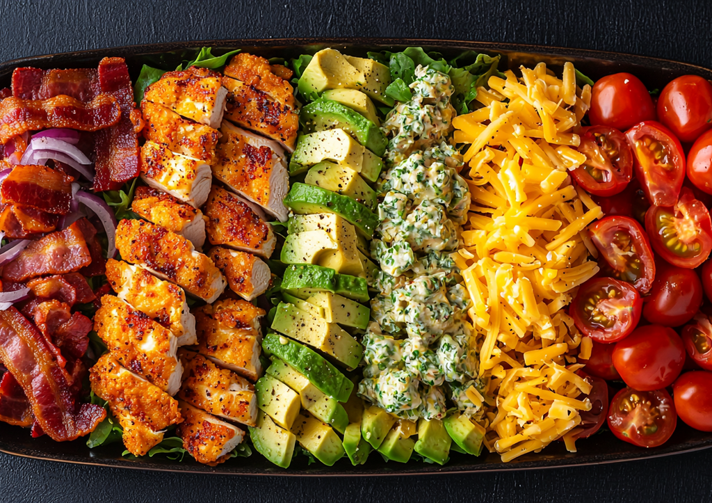 Американский салат «Кобб»! Самый популярный в США, красивый и мегавкусный