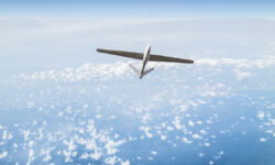 UnmannedAerialVehicleInTheCloudySky