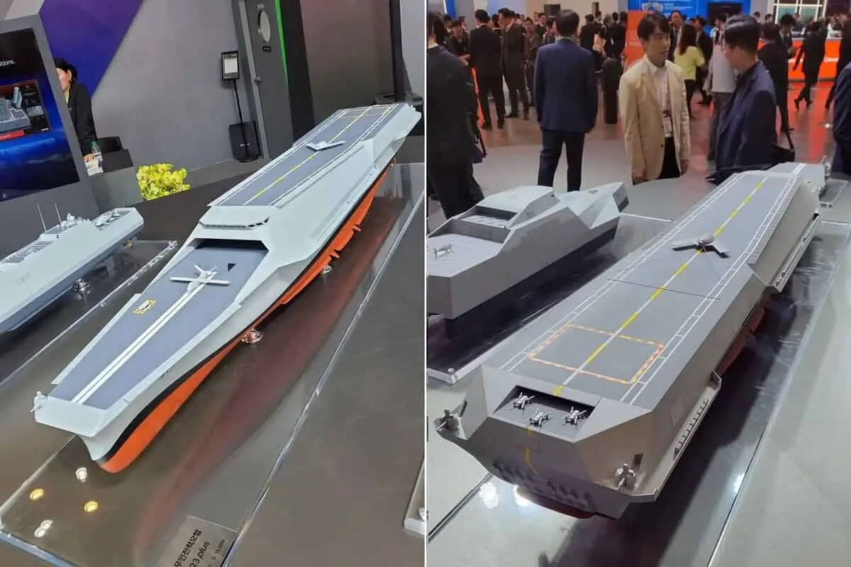 Южная Корея раскрыла новейший дрононосец HCX-23 Plus для защиты морей-0