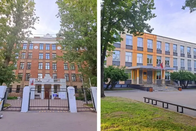 Под снос должны пойти три здания школы № 664 и два — школы № 1748 | Источник: Екатерина Глянц