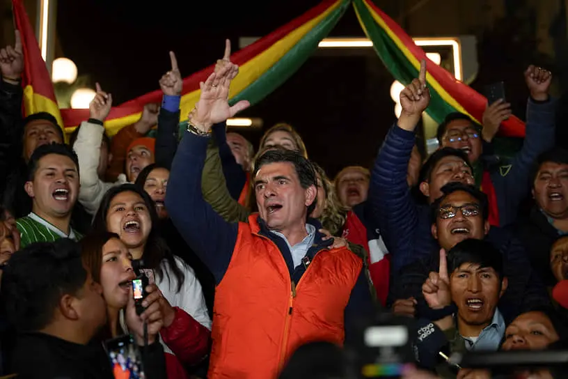 Кандидат в президенты Боливии Родриго Пас