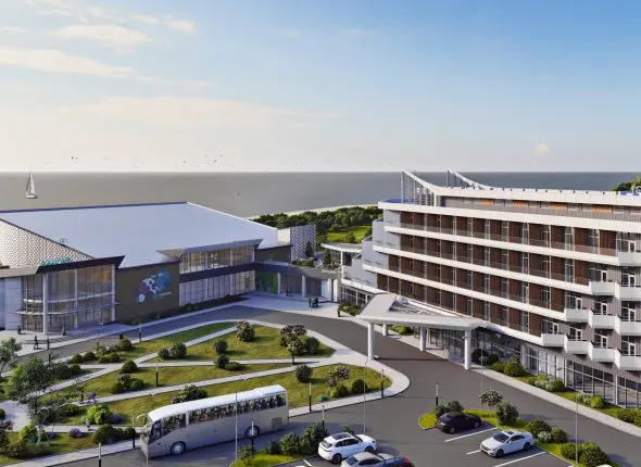 Эскиз курортного комплекса "Море парк" КРДВ