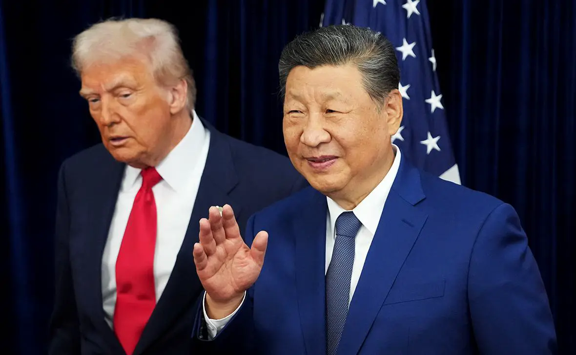 Дональд Трамп и Си Цзиньпин (Andrew Harnik / Getty Images)