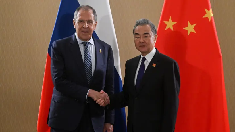 Лавров и Ван И обсудили пути укрепления взаимодействия России и Китая