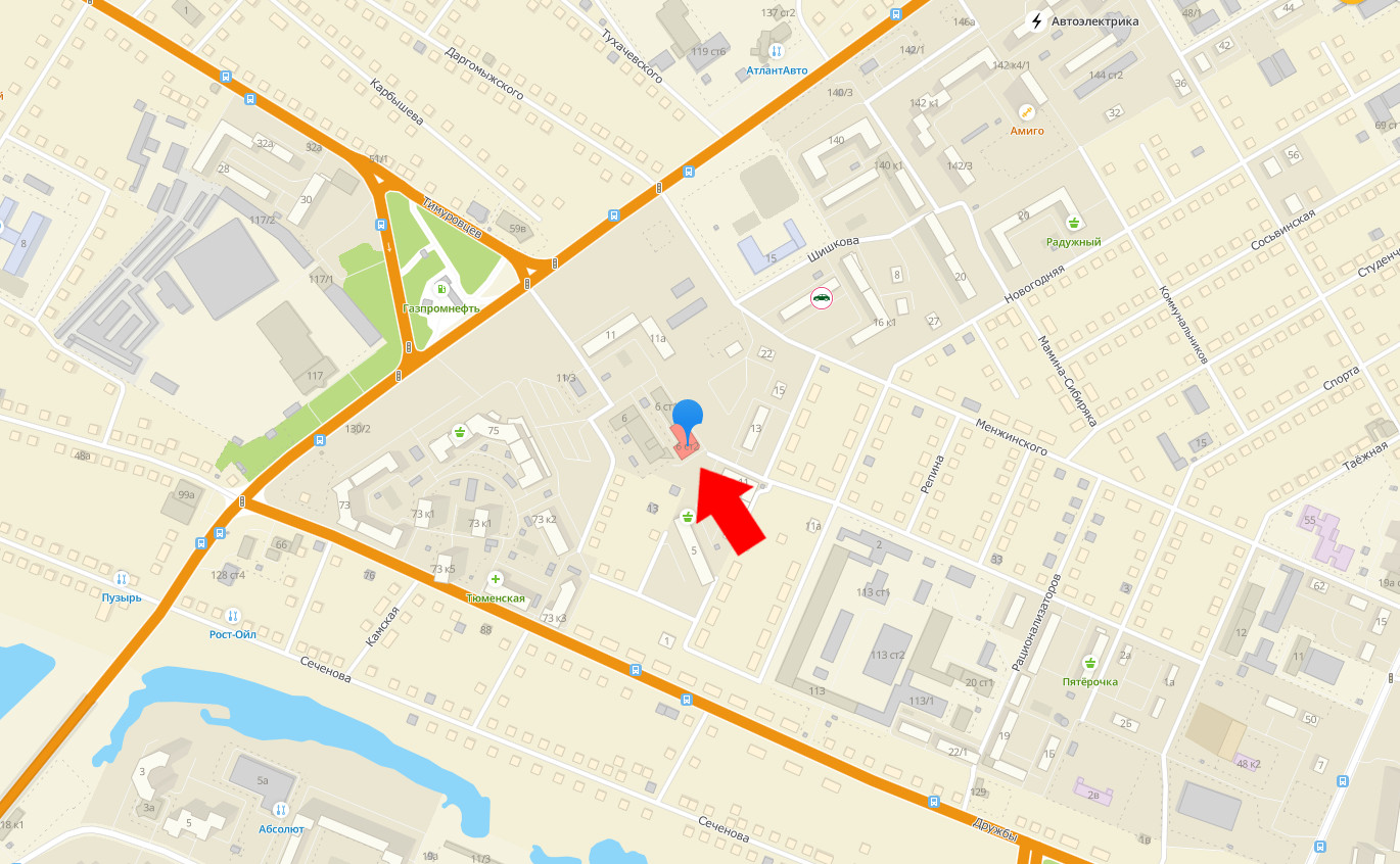 Новый салон на ул. Шишкова 6, строение 2