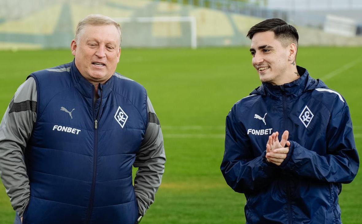 Главный тренер Игорь Осинькин и Франко Орозко (Телеграм-канал ФК «Крылья Советов»)