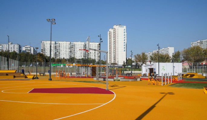 В новом парке на юге Москвы организовали спортивный кластер