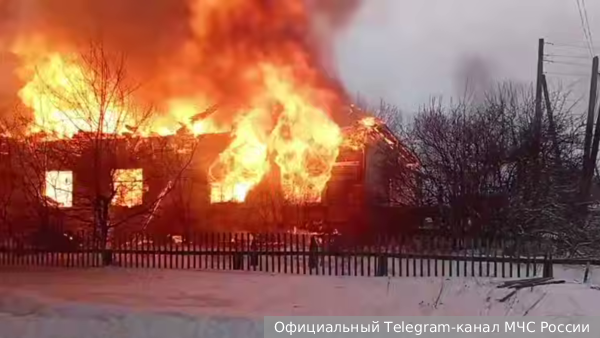 Жертвами пожара в Кировской области стали шесть человек